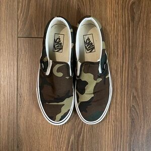 Vans Camouflage Slip-On Sneakers